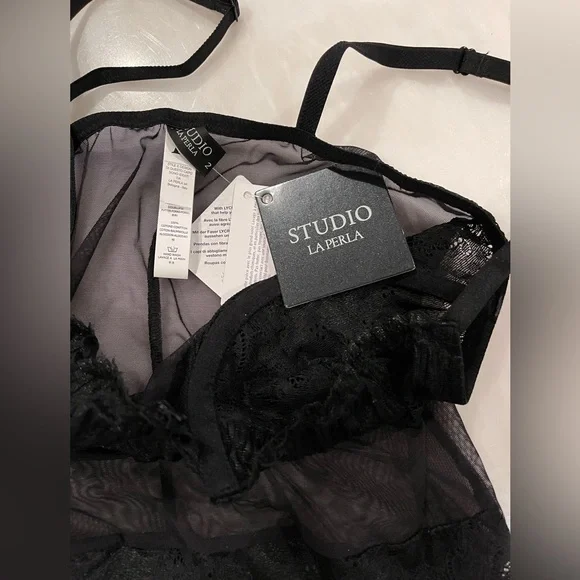 La Perla Studio Black Bodysuit 34 B NWT - Picture 5 of 8